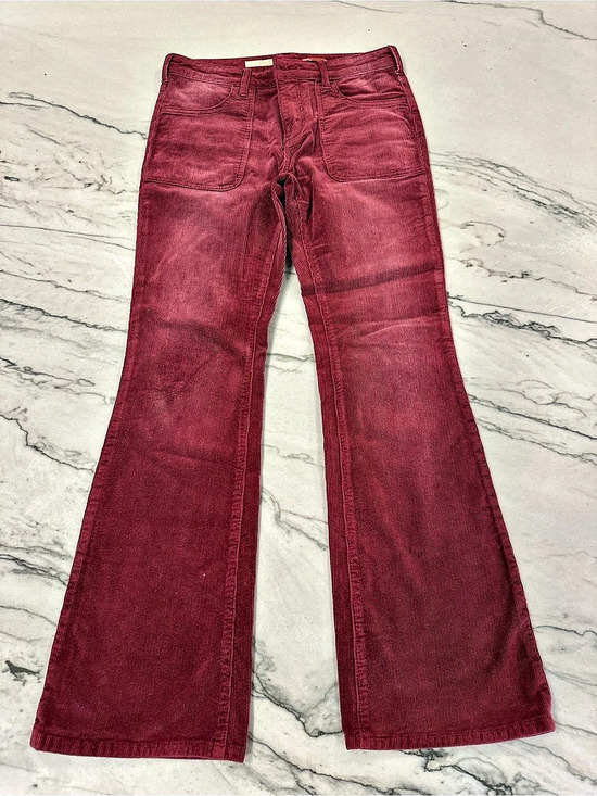 Pilcro Denim - Pilcro Women’s Wide Leg Corduroy Jeans in Red Wine.  Waist 29. Like New